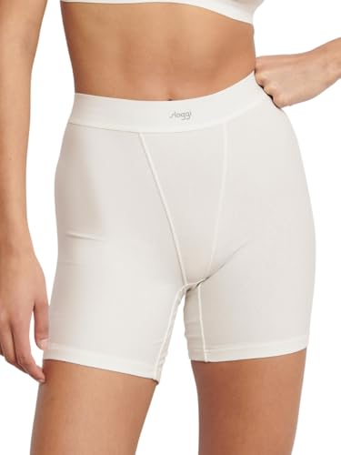 sloggi Donna Ever Ease Cyclist, Silk Bianco - Bon plan à 9.81€