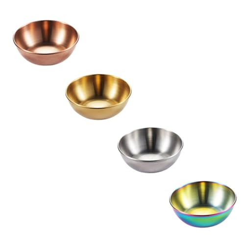 HEMOTON 4stücke Edelstahlplatte für Saucen-dips Koreanische... - Maison & Cuisine Amazon Allemagne à 10.99€