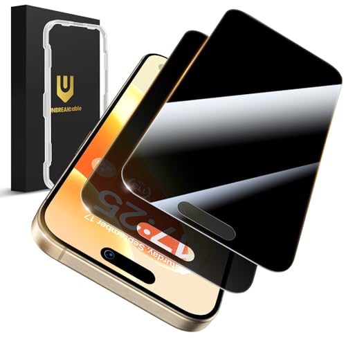 UNBREAKcable Pellicola Protettiva Privacy per iPhone15 PRO... - High-Tech & Électronique en promo à 10.81€