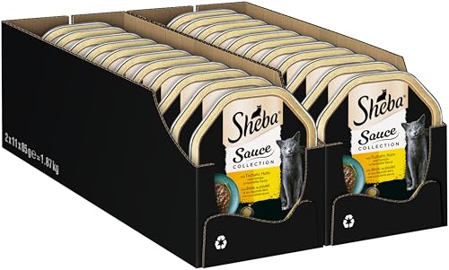 SHEBA Schale Nassfutter für Katzen Sauce Collection mit... - Animalerie Amazon Allemagne à 15.45€