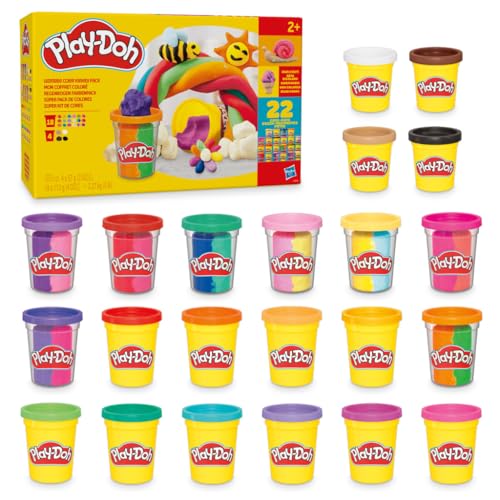 Play-Doh, Súper Pack de Colores con 22 Botes de Plastilina... - Jouets & Jeux en promo à 20.99€