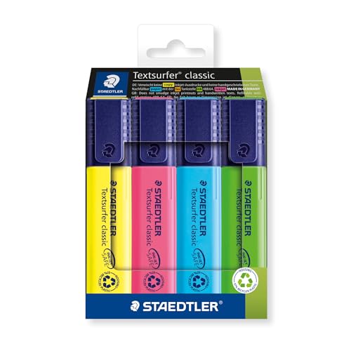 STAEDTLER 364 C4 Textsurfer Classic Highlighter - Assorted... - Sports & Fitness Amazon Royaume-Uni à 1.62€