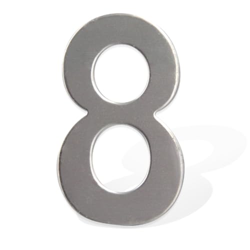 Numero Civico Adesivo da Esterno in Acciaio Inossidabile... - Sports & Fitness Amazon Italie à 1.16€