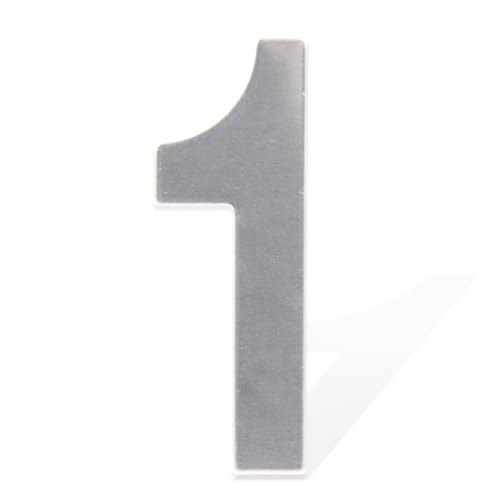 Número de casa adhesivo de exterior de acero inoxidable... - Maison & Cuisine en promo à 1.16€