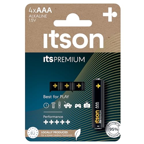 ITSON Batterien AAA, 4 Stück, leistungsstarke Alkaline... - Jouets & Jeux Amazon Allemagne à 2.37€