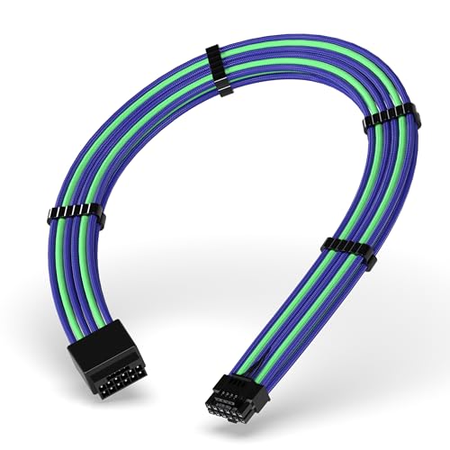 EZDIY-FAB 16-Pin (12+4) 12VHPWR PCIe 5.0 GPU-Sleeved-Verläng... - High-Tech & Électronique Amazon Allemagne à 10.81€
