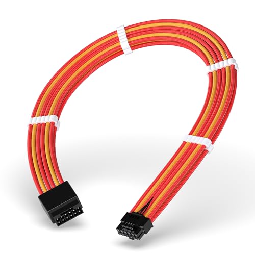 EZDIY-FAB 16-Pin (12+4) 12VHPWR PCIe 5.0 GPU-Sleeved-Verläng... - High-Tech & Électronique Amazon Allemagne à 10.81€