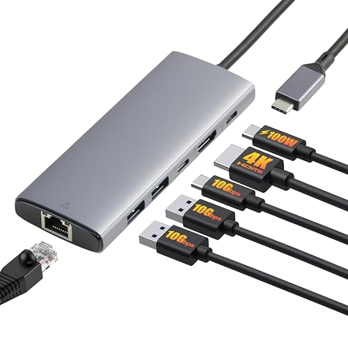 Amazon Basics 6-en-1 3.1 USB Hub, (1 USB-C 100W PD Input, 2... - High-Tech & Électronique Amazon France à 25.99€