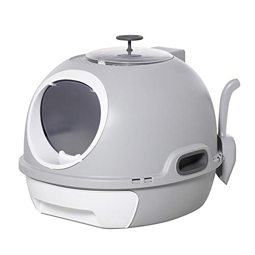 PawHut Bac à litière pour Chat Maison de Toilette Portable... en promo à 25,90€ (-38%) sur Amazon FR