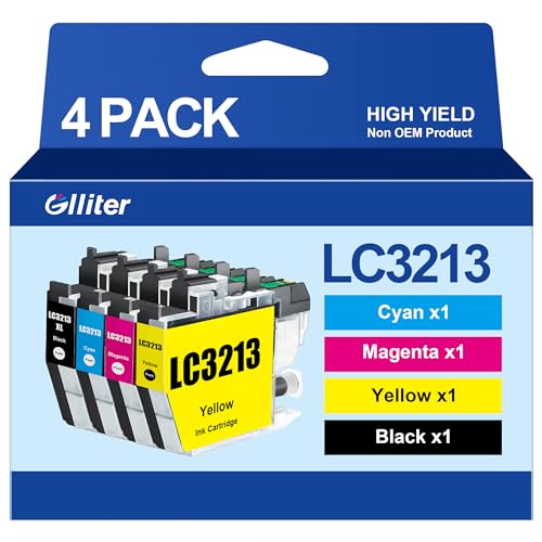 Glliter LC-3213 LC3211 Cartucce compatibili per Brother... - Home & Kitchen Amazon Italy à 17.36€