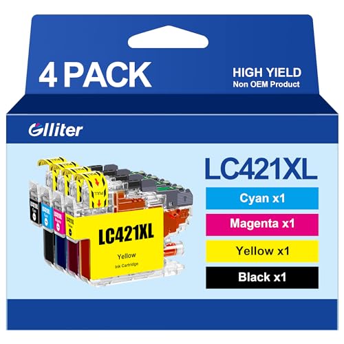 Glliter LC421XL LC-421XLVAL Lot de cartouches d'encre pour... en promo à 18,74€ (-48%) sur Amazon FR