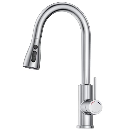 SREWOHS PRO Kitchen Tap, Kitchen Sink Mixer Taps with Pull... - Maison & Cuisine en promo à 39.39€