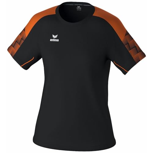 erima Camiseta EVO Star (1082421) Mujer, Negro/Naranja, 34 - Auto & Moto Amazon Espagne à 17.68€