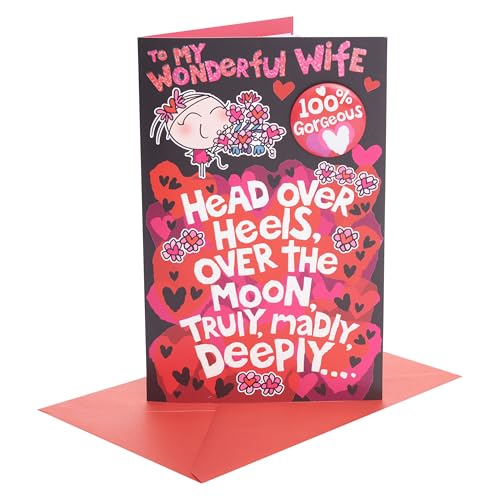 UK Greetings | Valentine's Day Card for Wife | I Love You... - Auto & Moto en promo à 2.52€