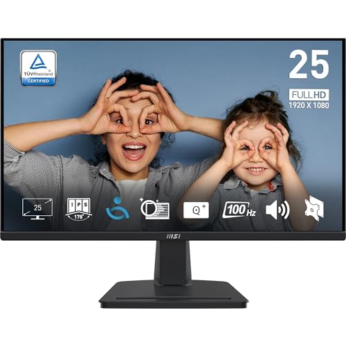 MSI PRO MP251 24.5 Inch Full HD Office Monitor - 1920 x... - High-Tech & Électronique Amazon Royaume-Uni à 59.00€