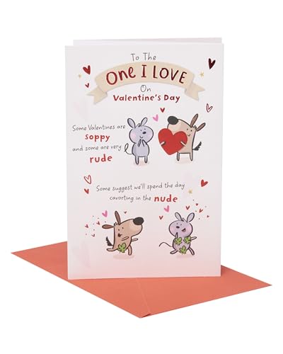 UK Greetings | Valentine's Day Card for The One I Love | I... - Auto & Moto Amazon Royaume-Uni à 2.99€