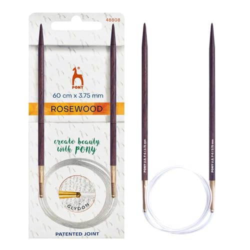 Pony Rosewood Rundstricknadeln 60 cm 3,75 mm - Hochwertige... - Maison & Cuisine Amazon Allemagne à 10.89€