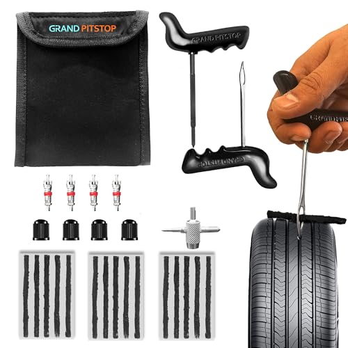 GRAND PITSTOP 27 PCS Universal Tire Repair Kit, Heavy Duty... - Auto & Moto Amazon Italie à 11.99€