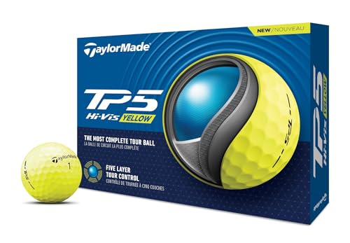 TaylorMade Golf 2024 TP5 Lot de 12 balles de Golf Jaune - Sports & Fitness en promo à 62.70€