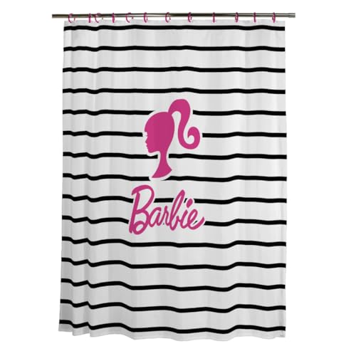 Franco Barbie Glam Duschvorhang- und Ring-Set, 13-teilig... - Maison & Cuisine Amazon Allemagne à 10.90€