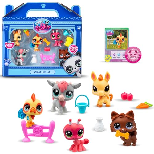 Littlest Pet Shop - Set del tema Fattoria - 5 animali e... - Jouets & Jeux Amazon Italie à 9.69€