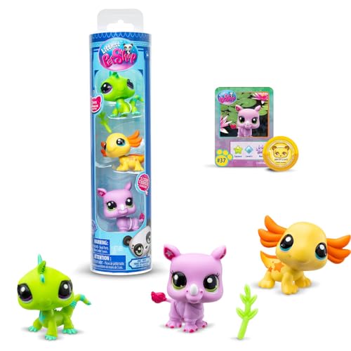 BANDAI Littlest Pet Shop, Set de 3 Mascotas LPS Wild Vibe... - Jouets & Jeux Amazon Espagne à 4.79€