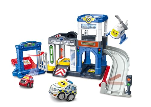 Toot-Toot Drivers Police Station, Car Playset includes... - Jouets & Jeux Amazon Royaume-Uni à 19.99€