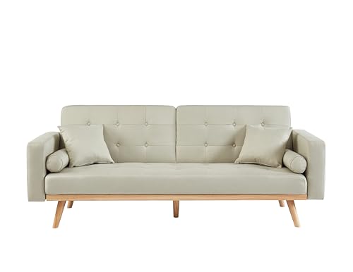 BAÏTA Ecksofa Kelly 3-Sitzer, Stoff, Beige - Maison & Cuisine Amazon Allemagne à 191.63€