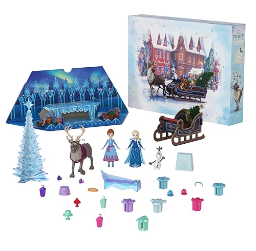 Mattel Disney Frozen Toys, Anna & Elsa Small Doll Advent... - Jouets & Jeux Amazon Royaume-Uni à 12.41€