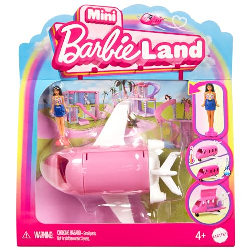 Barbie Mini Barbieland Avión que cambia de color con el... - Jouets & Jeux Amazon Espagne à 3.70€