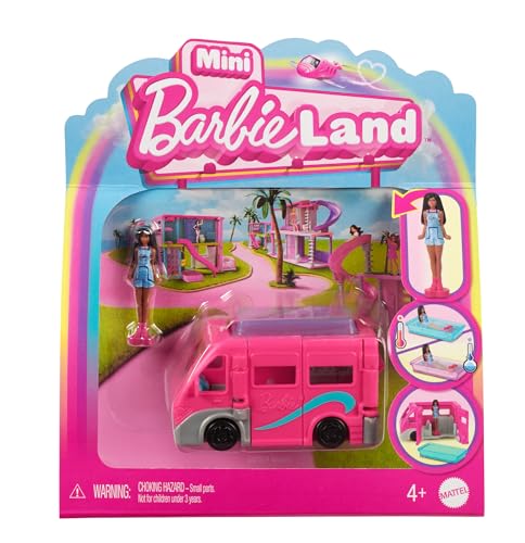 Barbie Coffret Camping-Car de Rêve Mini-BarbieLand... - Jouets & Jeux Amazon France à 4.20€