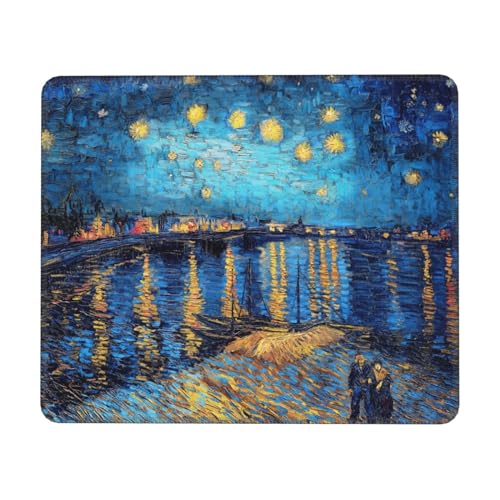 TOXXU Starry Night Mouse Pad with Stitched Edge, Non-Slip... - High-Tech & Électronique Amazon Royaume-Uni à 1.20€