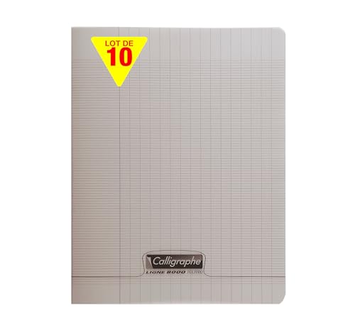 Calligraphe 18116Cpack Un lot de 10 Cahiers Agrafés Gris... - Auto & Moto Amazon France à 8.21€
