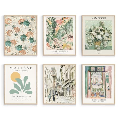 Habseligkeit Matisse-Wandkunstdrucke, Salbeigrün... - Maison & Cuisine Amazon Allemagne à 6.65€