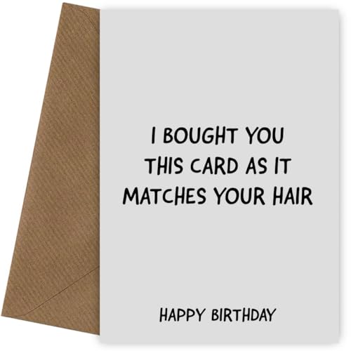 Funny Male Birthday Cards for Dad, Husband, Brother - Card... - High-Tech & Électronique en promo à 1.95€