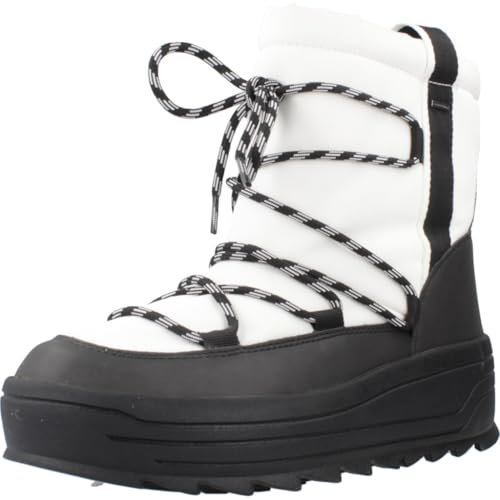 GEOX WOMAN D MILLEINY B ABX HYBRID WHITE/BLACK 37_EU - Bon plan à 34.31€