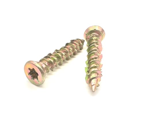 Lot de 20 vis à béton à tête fraisée multi-fixation TX Easy... - Bricolage & Outils en promo à 9.80€