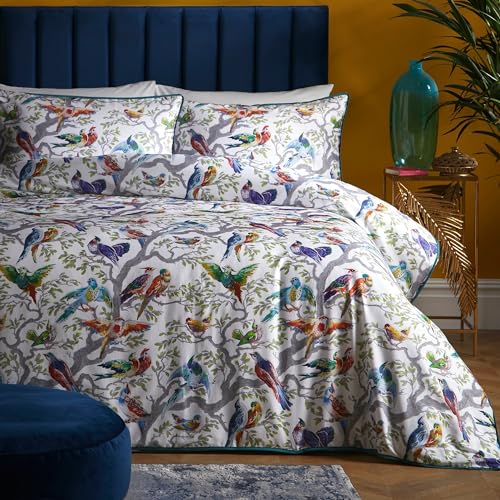Laurence Llewelyn-Bowen - Multi-Colours Birds Duvet Cover... - Home & Kitchen Amazon UK à 34.66€