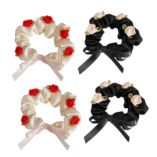 FOMIYES 4 Pièces Élastiques Cheveux Fleurie Pour Filles... - Beauté & Parfums Amazon France à 8.59€