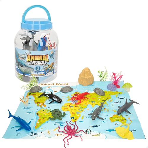 ColorBaby Animal World 47189 Cube Animaux Marins 19 pièces... - Jouets & Jeux Amazon France à 14.36€
