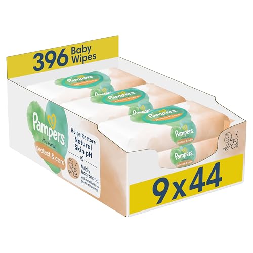 Pampers Harmonie Protect & Care Baby Wipes Plastic Free 9... - Baby & Nursery Amazon UK à 10.79€