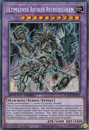 SGX1-DED21 - Ultimativer Antiker Antriebsgolem - Secret... - Jeux Vidéo & Consoles en promo à 1.85€