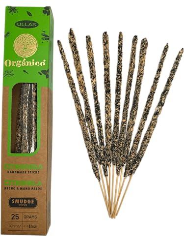 ULLAS Bio-Citronella-Räucherstäbchen, handgefertigt, 25 g... - Maison & Cuisine Amazon Allemagne à 2.10€