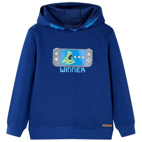 Felpa con Cappuccio per Bambini Blu Scuro 140 - Jouets & Jeux Amazon Italie à 14.99€