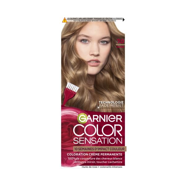 Garnier Color Sensation Coloration, Blond 7.0, permanente... - Beauté & Parfums Amazon Allemagne à 7.99€