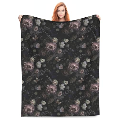 VODRM Black Gothic Floral Blanket Gifts for Women Retro... - Maison & Cuisine Amazon Royaume-Uni à 3.00€
