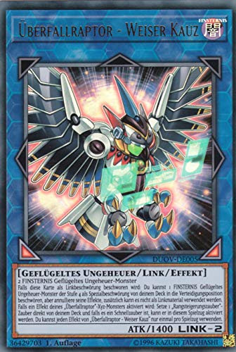 DUOV-DE005 - Überfallraptor - Weiser Kauz - Ultra Rare - 1.... - Jeux Vidéo & Consoles Amazon Allemagne à 1.00€