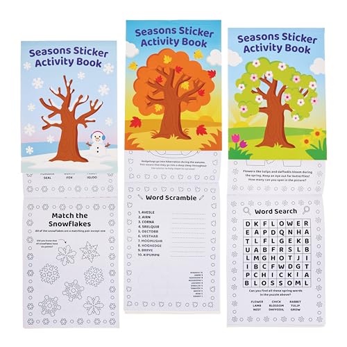 Baker Ross FN002 Libros de Actividades de Estaciones - Pack... - Baby & Nursery Amazon Spain à 3.60€