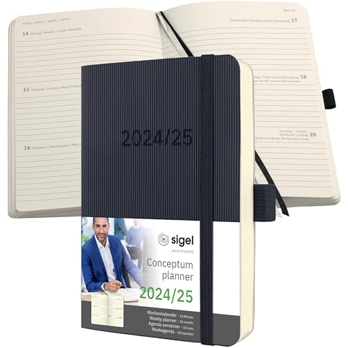 SIGEL C2507 Conceptum Agenda semanal 2024/2025, aprox. A6... - Fournitures Bureau Amazon Espagne à 9.04€