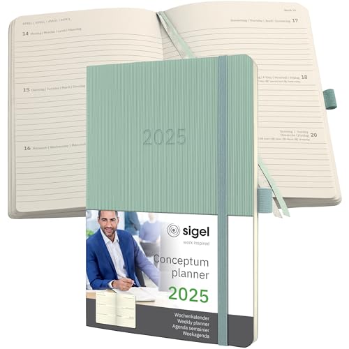 SIGEL C2538 Conceptum Agenda semanal 2025, aprox. A5... - Fournitures Bureau Amazon Espagne à 7.00€